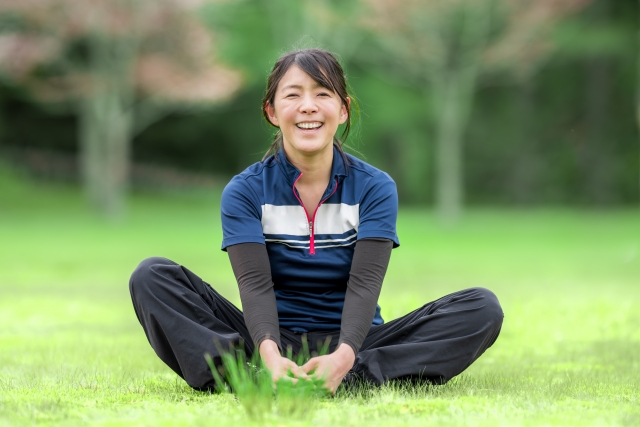 ポジティブな女性